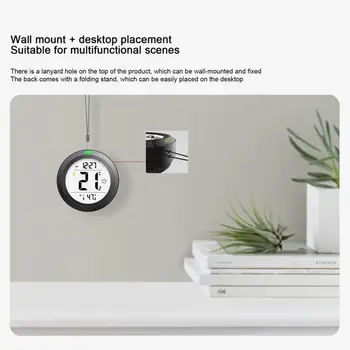 Tuya inteligentni senzor temperature i vlažnosti, WiFi, Bluetooth-kompatibilni udoban sat, svjetlosni alarm, aplikacija Smart Life home