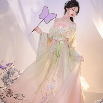 Kineska haljina Hanfu, ženska majica s velikim rukava i po cijeloj površini, komplet za Hanfu, карнавальное nevjerojatan haljina za косплея, plesni haljina Hanfu