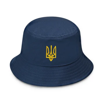 Vezene kape specijalnih snaga Ukrajine, grupa Alfa, vojne kape-grah, pamuk muške i ženske kape-kante, ribarski šešir s jedne strane 