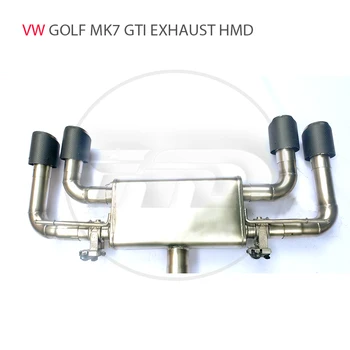 Auto oprema HMD ispušne cijevi Catback za Volkswagen VW MK7 GTI, ventil za automatsko mijenjanje, ispušni lonac od nehrđajućeg čelika za vozila