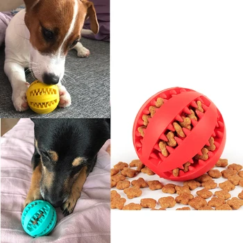 Igračka za pse, interaktivne gumene loptice, igračke za pse, mačke, štence, igračke za žvakanje zubi, loptice za čišćenje zuba, hrana