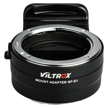 VILTROX NF-E1 Prijelazni Prsten objektiva Kamere za automatsko fokusiranje i Podešavanje otvora objektiva Nikon F za kameru Sony E-mount A6000 A7SI A7II A7III