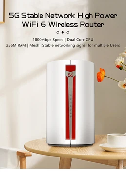 ZBT 5G Router Wifi6 Mesh CAT12 5G Globalni Modem 1800 Mb/s Sim kartica Openwrt Otključan 3 Gigabitne lan Dvofrekvencijska 5 Ghz 2,4 G WIFI