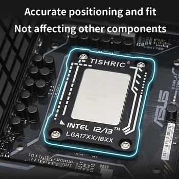 TISHRIC LGA17XX/18XX Procesor Intel generacije 12/13 sa zaštitom od savijanja Buckle Popravljajući Kopča Od Aluminijske Legure Sa zaštitom Od savijanja Držač cpu Bracke