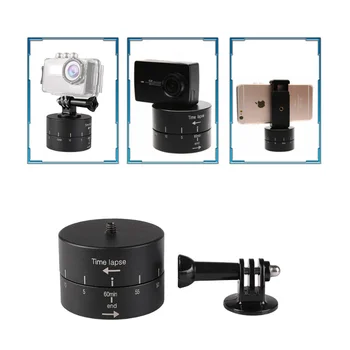 Stabilizator sporo vrijeme snimanja s rotirajući stalak za 360 ° 60 minuta s adapterom za digitalni slr kamera GoPro