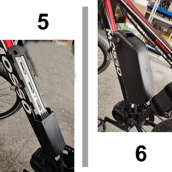 Punjiva rama električni bicikl fiksni alat za Hailong Downtube Adapter za baterije Dijelovi za alate