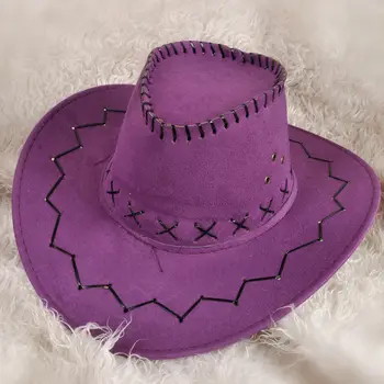 Kauboj šešir u zapadnom stilu, knight ' s hat, muška i ženska солнцезащитная šešir s velikim oštrice, za predstave na otvorenom, pink kauboj šešir, turističke šešir s velikim poljima, солнцезащитная šešir
