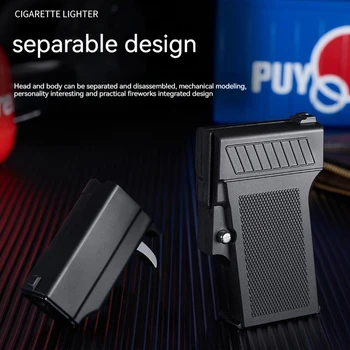 Nova prenosiva пистолетная upaljač turbo plamenik plinski pištolj na napuhavanje upaljače cigaru slučaj 8 kom. Ветрозащитные igračke za прикуривания cigara