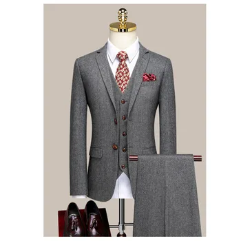 Сшитое naručiti vjenčanicu mladoženja, sportska jakna, hlače, poslovni klasične hlače high-end SA04-62599