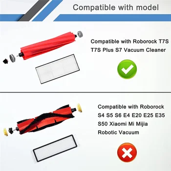 Za S7 S70 S7 Max T7S T7S Plus Robot usisavač Rezervni dijelovi i Pribor Glavna bočna četka četka Hepa filter