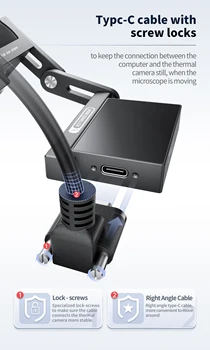 QIANLI MEGA-IDEA Mini-Mikroskop Infra Toplinska Kamera Brza Dijagnoza kratki Spoj na pcb Matična ploča Super IR Cam