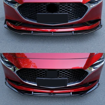 Za Mazda 3 Axela BP 2020-2023 3 kom. Komplet Prednji Branik Za Usne, Cjepidlaka, Maska, Spojler, Difuzor, Deflektor, body kit, Zaštita Sluha