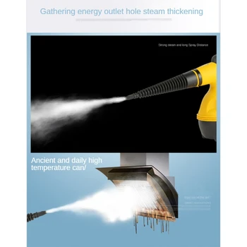 Električni parni čistač visokog pritiska prijenosni za višenamjenski čišćenje klima uređaja zidni utikač EU
