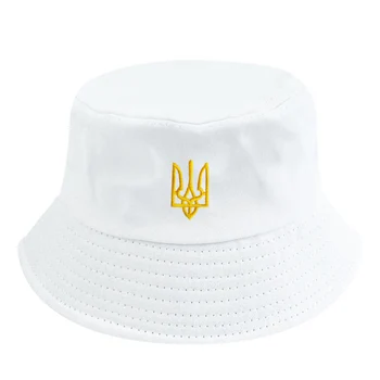 Vezene kape specijalnih snaga Ukrajine, grupa Alfa, vojne kape-grah, pamuk muške i ženske kape-kante, ribarski šešir s jedne strane 