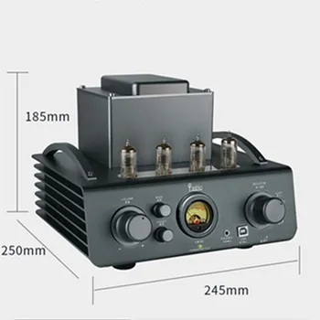 VU Meter 6J1 Vakuum Tube Pretpojačalo TDA7293 2,0 Kanalni Stereo Bluetooth 5,0 USB Player Hi-Fi Kućni Audio Pojačalo 45 W *2
