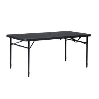Referentni stol podesiv na pola, 4 metara, bogat crni