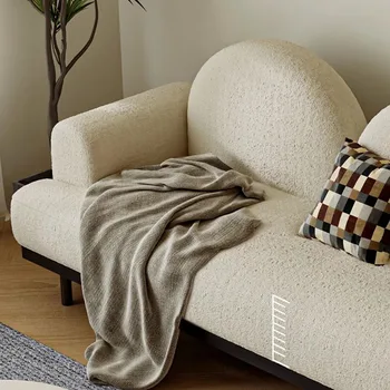 Lijeni luksuzni kauč za dnevni boravak u skandinavskim zemljama minimalistički stil, udoban kauč za spavaće sobe, europska dnevni boravak, Саласы i sofe, namještaj za ukrašavanje
