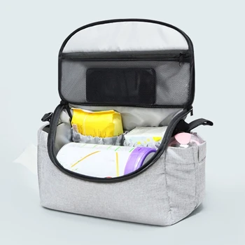 Torba za pohranu pelene u dječja kolica, rotirajući torba, torba za mame, upućivanje za trudnice, torbe za kolica velikog kapaciteta