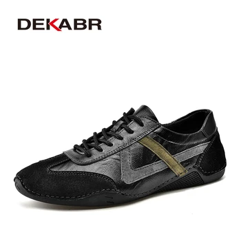 Branded prozračna muške cipele DAKEBR, cipele od umjetne kože čipka-up, luksuzna muška dizajnerske cipele, velike dimenzije 38-46