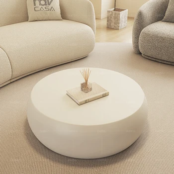 Stolići s okruglog strane, pod industrijski stol u skandinavskom stilu, minimalistički izvan dizajnerski stol, osnovni nameštaj za kuću
