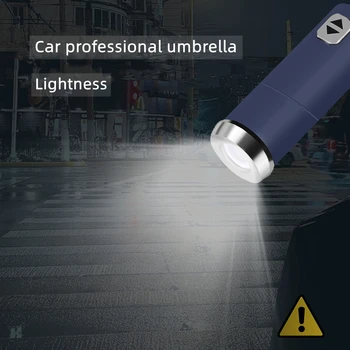 Automatski Kišobran S Led Svjetiljku Sa Reflektirajuća Traka, Obrnut Veliki Suncobran Za Logo Mazda Skyactiv Tehnologija 3 6 CX 5 CX3