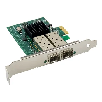 82576EB Mrežna kartica, Gigabitni poslužitelja PCI-E X1, Двухпортовая Оптоволоконная mrežna kartica SFP E1G42EF, Оптоволоконная mrežna kartica