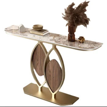 Kreativni ulazni stol u talijanskom stilu, lagan je luksuzni ulazni stol, ulazni ormar, zid stol