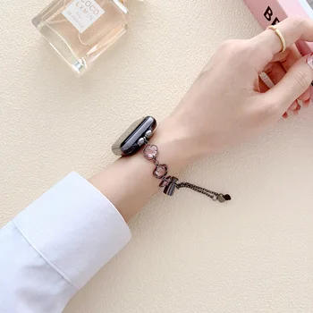 Metalni remen za Apple Watch, modni detalj, narukvica, lanac za iwatch87654321SE, novi dizajn remen za ultra ženski ručni zglob
