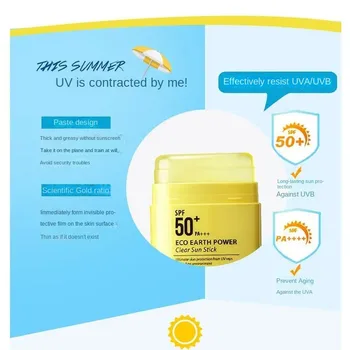 THE SAEM Eco Earth Power Clear Sun Stick 16g SPF50 + PA +++ krema Za Izbjeljivanje Krema Korejski Krema Za sunčanje Za zaštitu kože Kozmetika