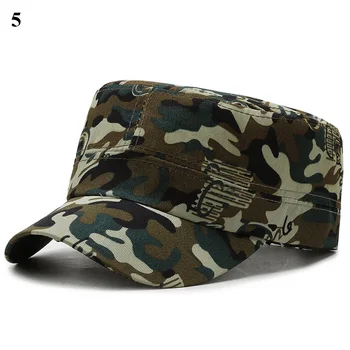 Vojna kapu Unisex s камуфляжным po cijeloj površini, vojska šešir, funky riblja šešir, šiljast kapu, funky vojnik šešir, ženska, muška
