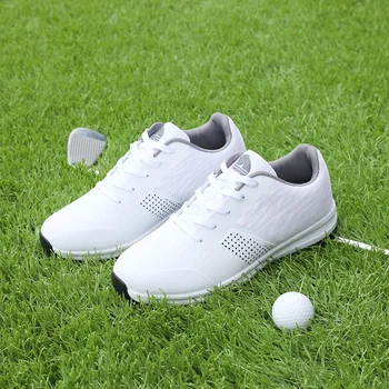 Muška prozračna cipele za golf, gospodo luksuzni tenisice za golfers, muška obuća, obuća za golfers, veličina 47 48, sportske cipele za golf