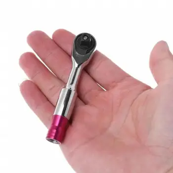 U dvije boje gume ručka 1/4 inča Mini-ratchet s okretnim momentom od 85 mm iščašenje s pogonom na 72 zuba