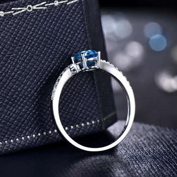 UMCHO prsten od čistog K zlato, nakit za žene, 18 Za, 14 Za, dijamantni nakit po narudžbi, vjenčanje, vjenčani