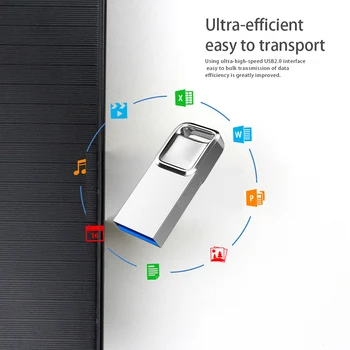 Hot prodaja Super mini usb flash pogon 128 gb USB flash disk od 64 gb, 32 gb Metalni laptop Memory Stick Vodootporan uređaj za pohranu