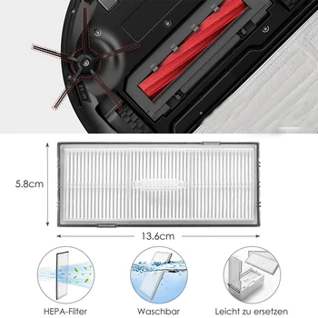 Vrećice za prašinu, glavne četke, bočne četke i filteri, maramice za Roborock S7 Pro Ultra/S7 Maxv Ultra, alati