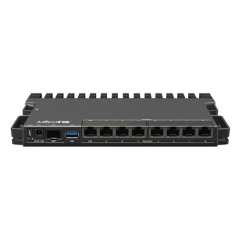 Ruter Mikrotik RB5009UPr + S+IN RB5009 sa PoE priključkom i PoE izlaz na svim lukama, za mala i srednja internet usluga. 2,5/10 Gigabit Ethernet SFP+