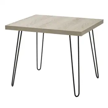 Kvadratni приставной stol na ukosnica, siva