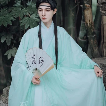 Kineski tradicionalni Taoist ogrtač Ханфу, muške i ženske majice sa velikim rukavima i unakrsna cutaway, Ханфу, Cosplay, Meditacija