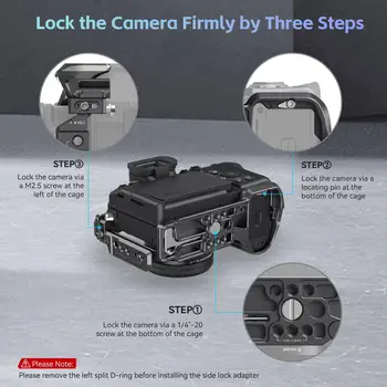 Kavez za kameru SmallRig Rhinocero Napredni komplet stanica za Sony Alpha 7R V, Alpha 7 IV, Alpha 7S III od karbonskih vlakana