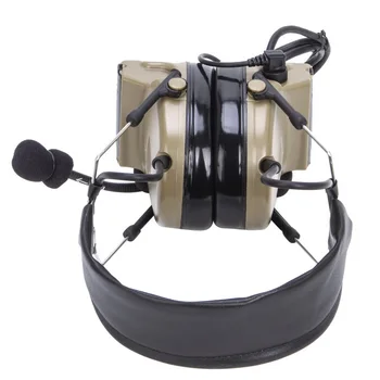 U94 PZR + smeđa Taktički Slušalice i Slušalice za snimanje Buke i Zaštita Sluha za Motorola XiR P8268 8260 APX 7000