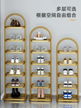 Osnovna polica za cipele, lampa sa strane vrata, Luksuzno laminirano trezor u hostelu, Jednostavan stalak za cipele, organizator, ormari za cipele, pegla / glačalo