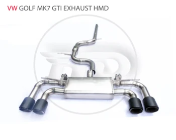Auto oprema HMD ispušne cijevi Catback za Volkswagen VW MK7 GTI, ventil za automatsko mijenjanje, ispušni lonac od nehrđajućeg čelika za vozila